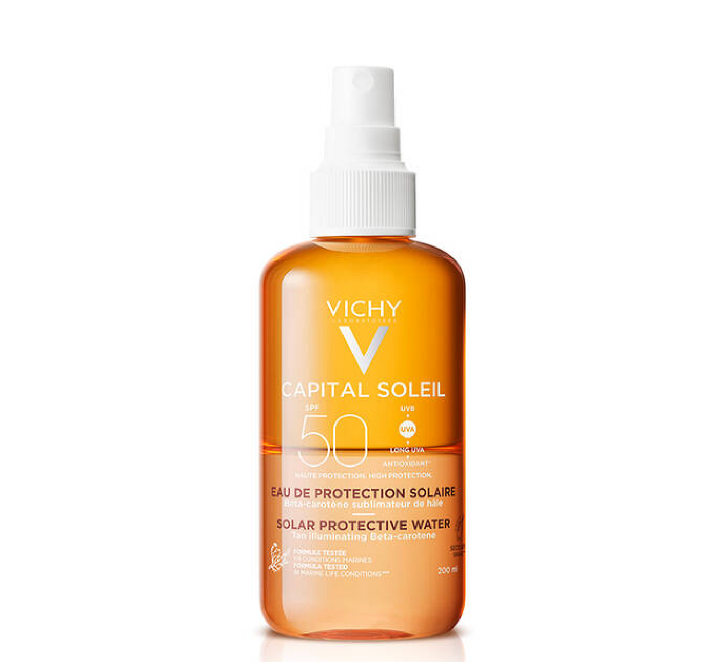 Ujë mbrojtës nga dielli Vichy Capital Soleil SPF50 për nxirje të përmirësuar *200ml