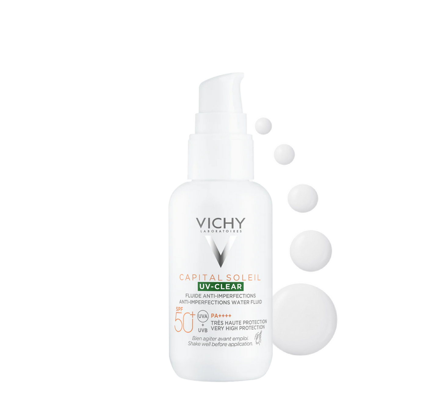 Vichy Capital Soleil UV-Clear Anti-Imperfections Water Fluid Spf 50 (*40ml)