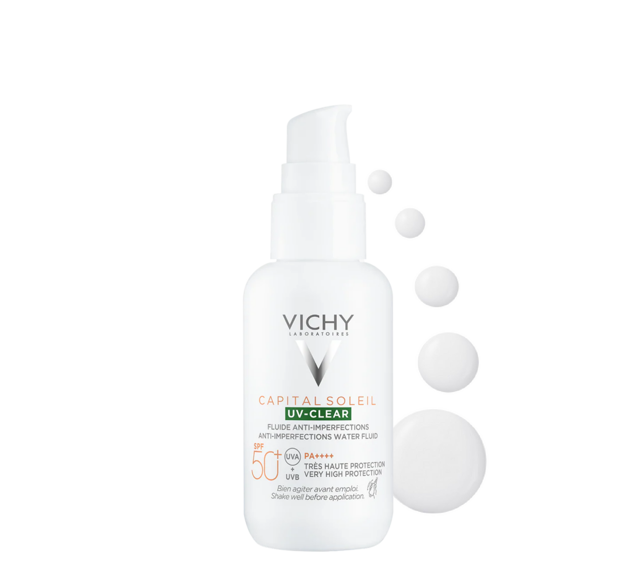 Vichy Capital Soleil UV-Clear Anti-Imperfections Water Fluid Spf 50 (*40ml)