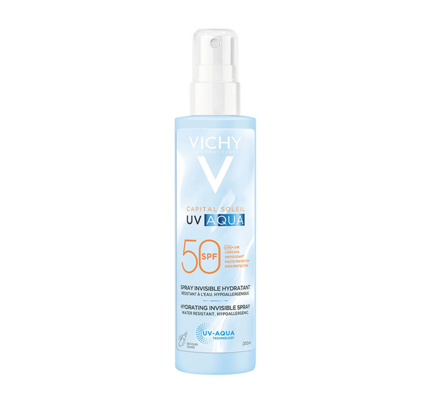 Vichy Capital Soleil UV Aqua Hydrating Invisible Spray SPF 50 (*200ml)