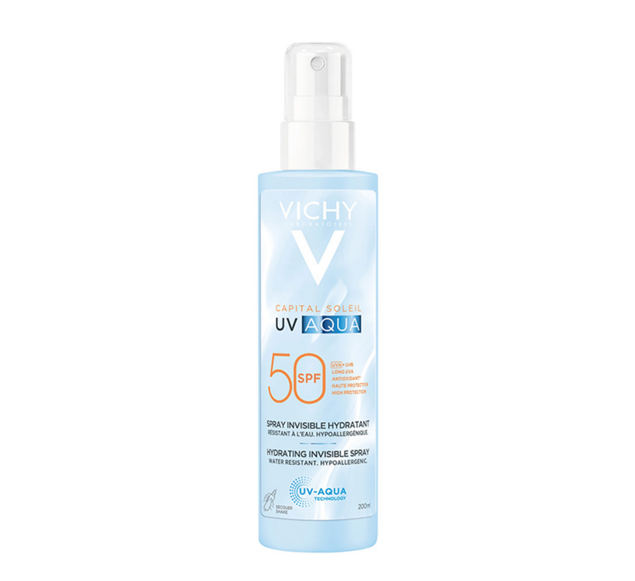 Vichy Capital Soleil UV Aqua Hydrating Invisible Spray SPF 50 (*200ml)