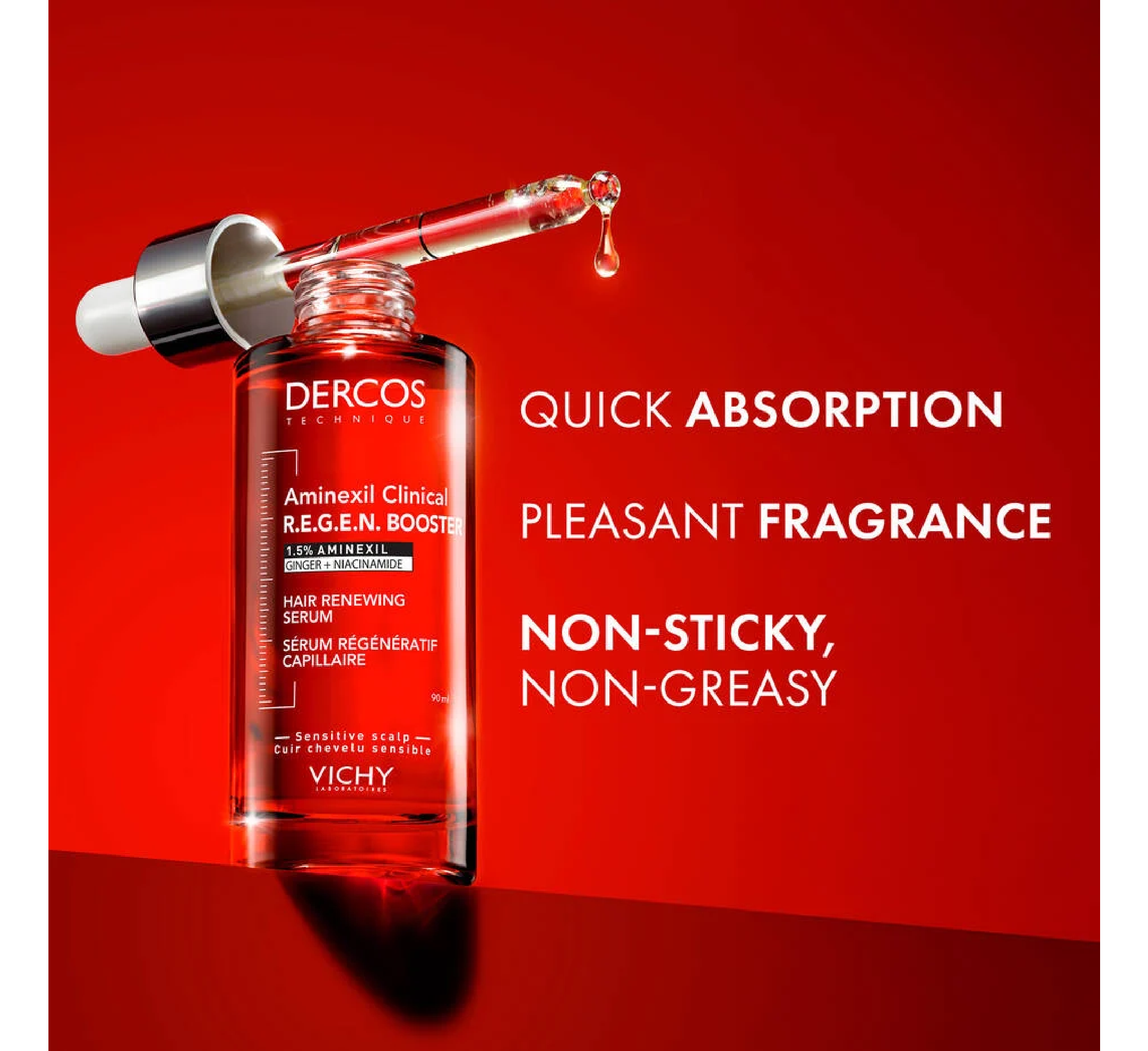 Vichy Dercos Aminexil Regen Booster Hair Renewing Serum *90ml