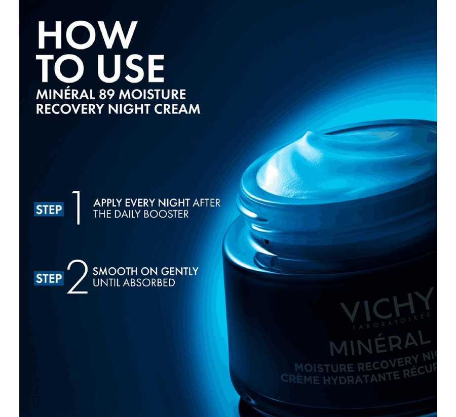 Ноќен крем за обновување на влажноста Vichy Mineral 89 *50 мл