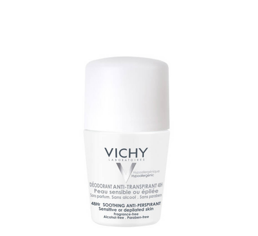 Vichy Deodorant Anti-Djersitës Roll-On për Skin Sensitive 48 Orësh *50ml