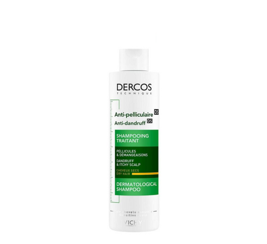 Vichy Dercos Anti-Dandruff DS Shampoo (Dandruff & Itchy Scalp Dry Hair)