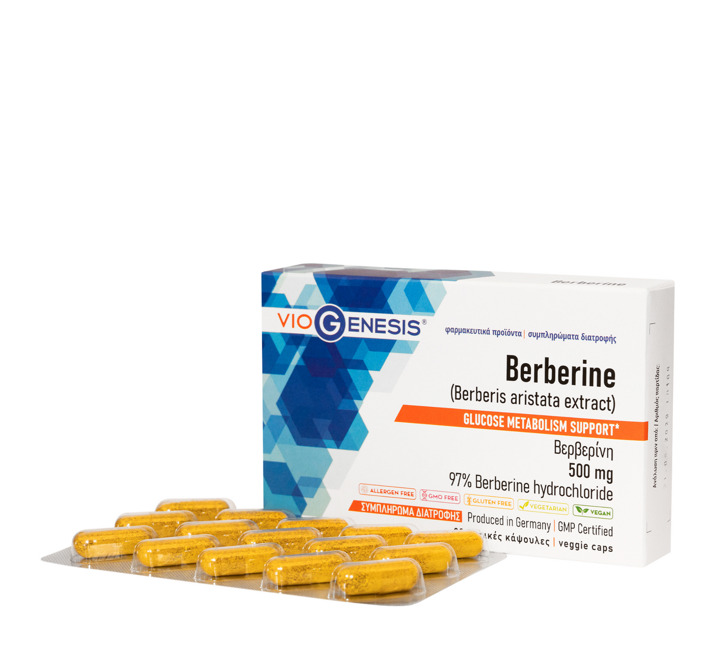 VioGenesis Berberine 500 mg (*30 caps)