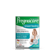 Pregnacare Breast-feeding supplements box with woman holding baby, postnatal vitamins