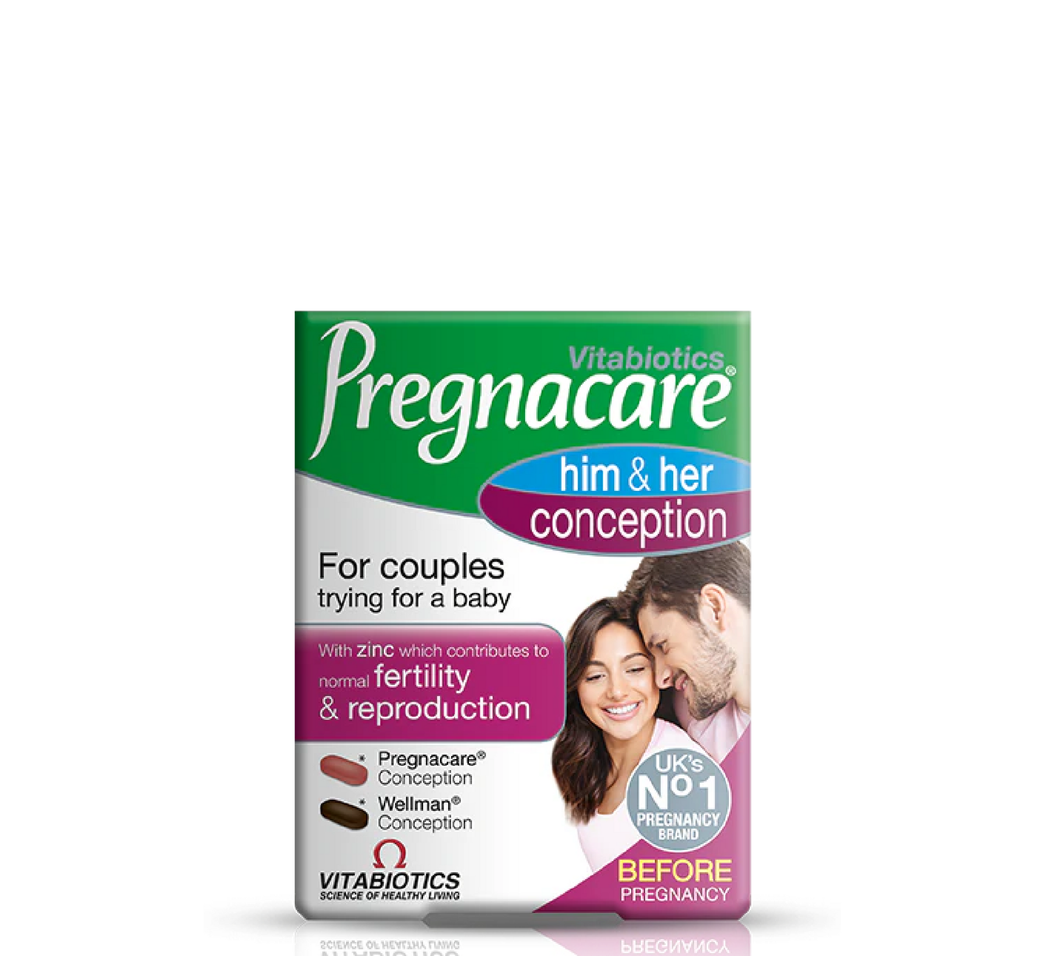 Vitabiotics - Pregnacare për Konceptimin e Tij dhe të Saj *60 tableta
