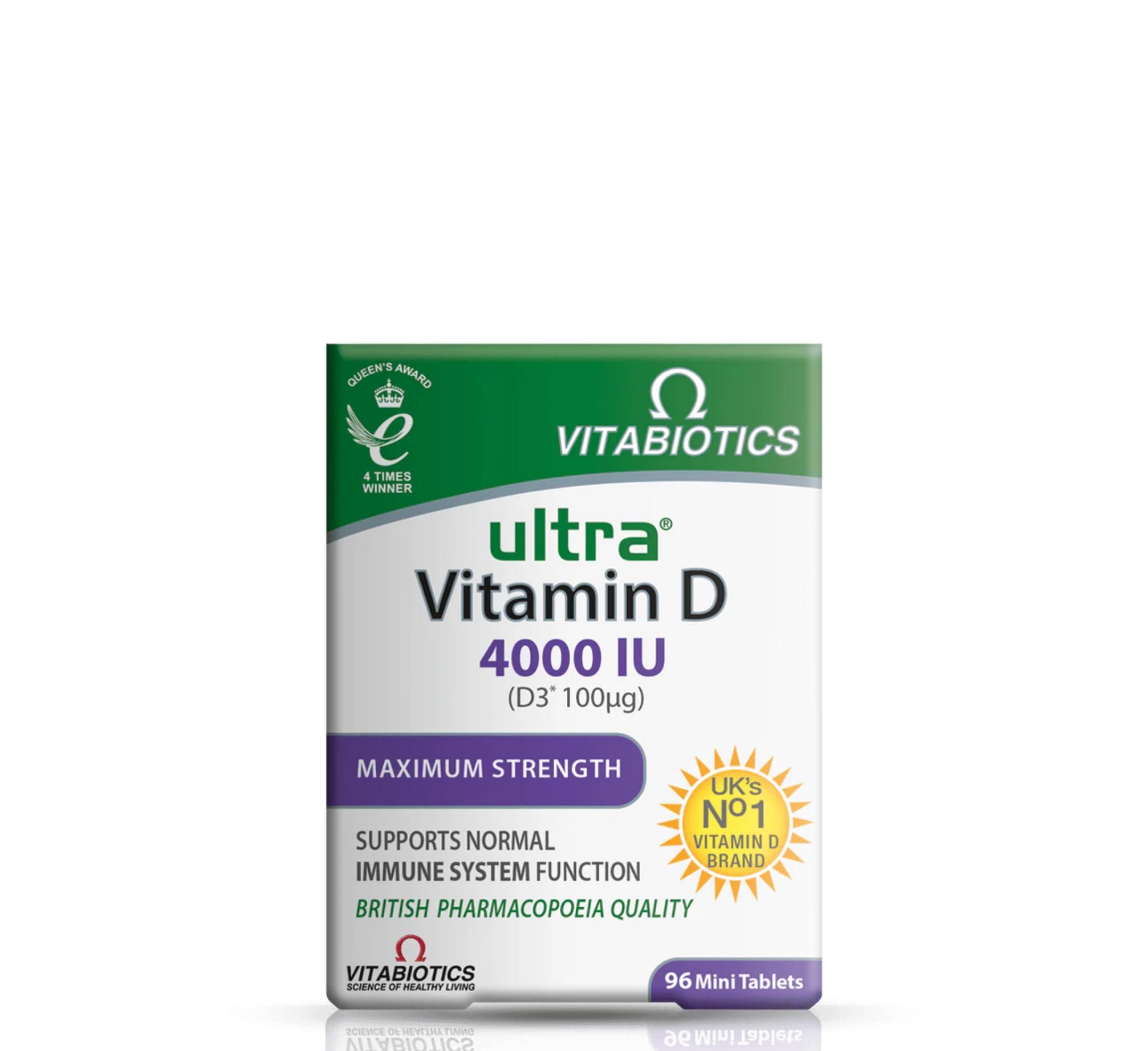 Vitabiotics - Ultra Vitamin D 4000 IU *96tab