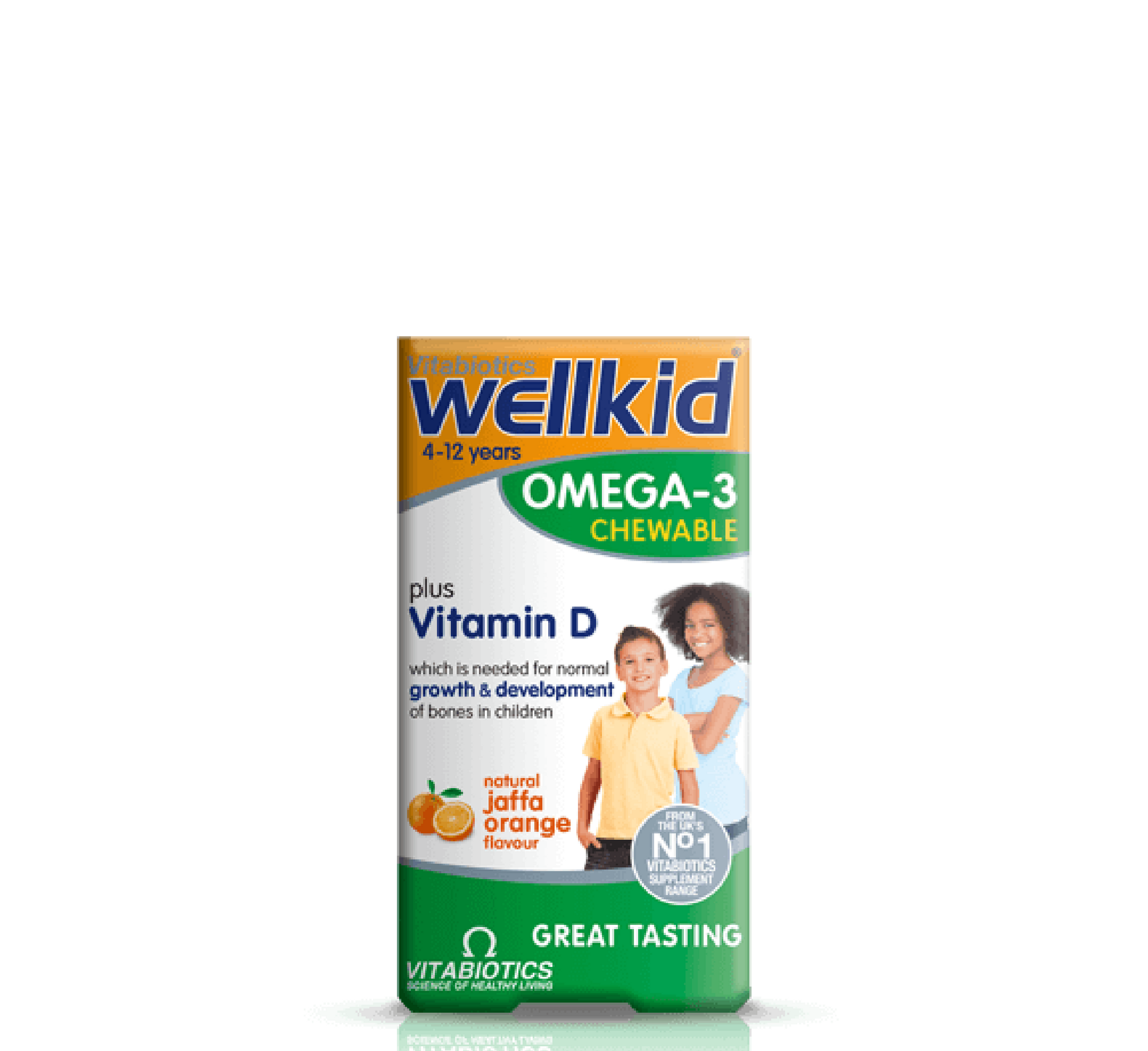 Vitabiotics - Wellkid Omega-3 përtypëse *60 kapsula