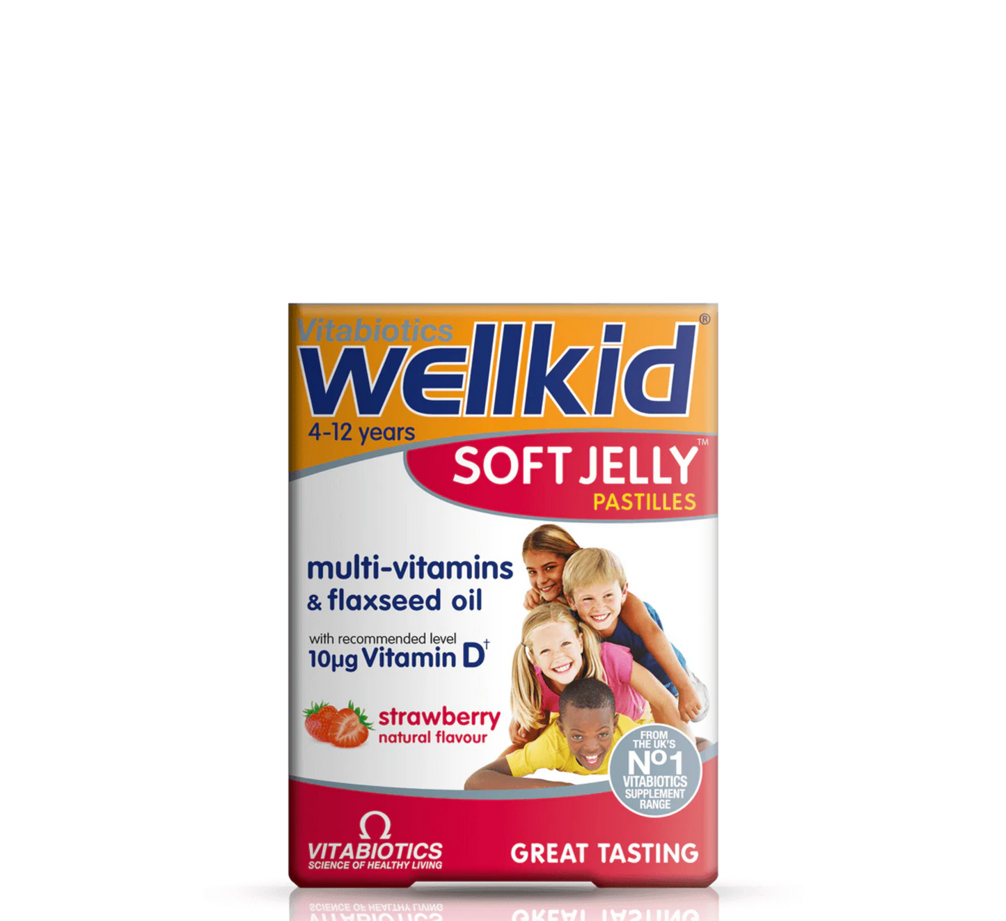 Vitabiotics - Pastila me Jelly të Butë Wellkid 4-12vjec *30 copë