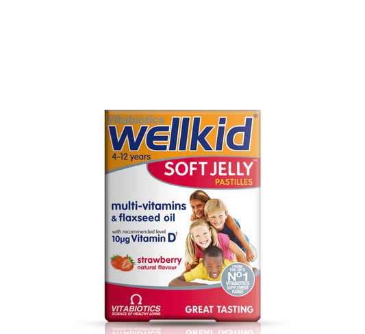 Vitabiotics - Wellkid Soft Jelly Pastilles 4-12vjec *30pcs