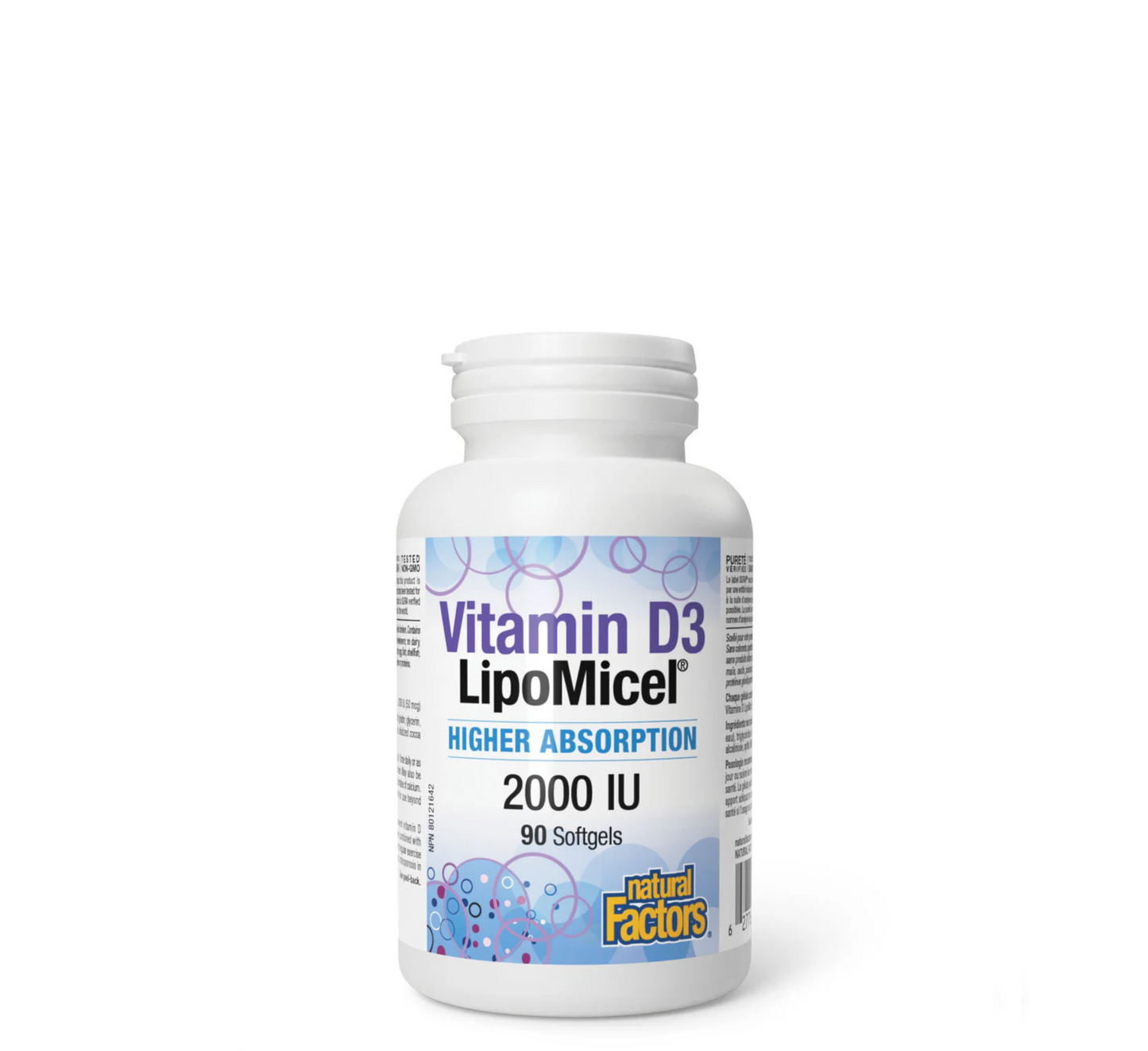 Vitamin D3 LipoMicel 2000 IU *90softgels