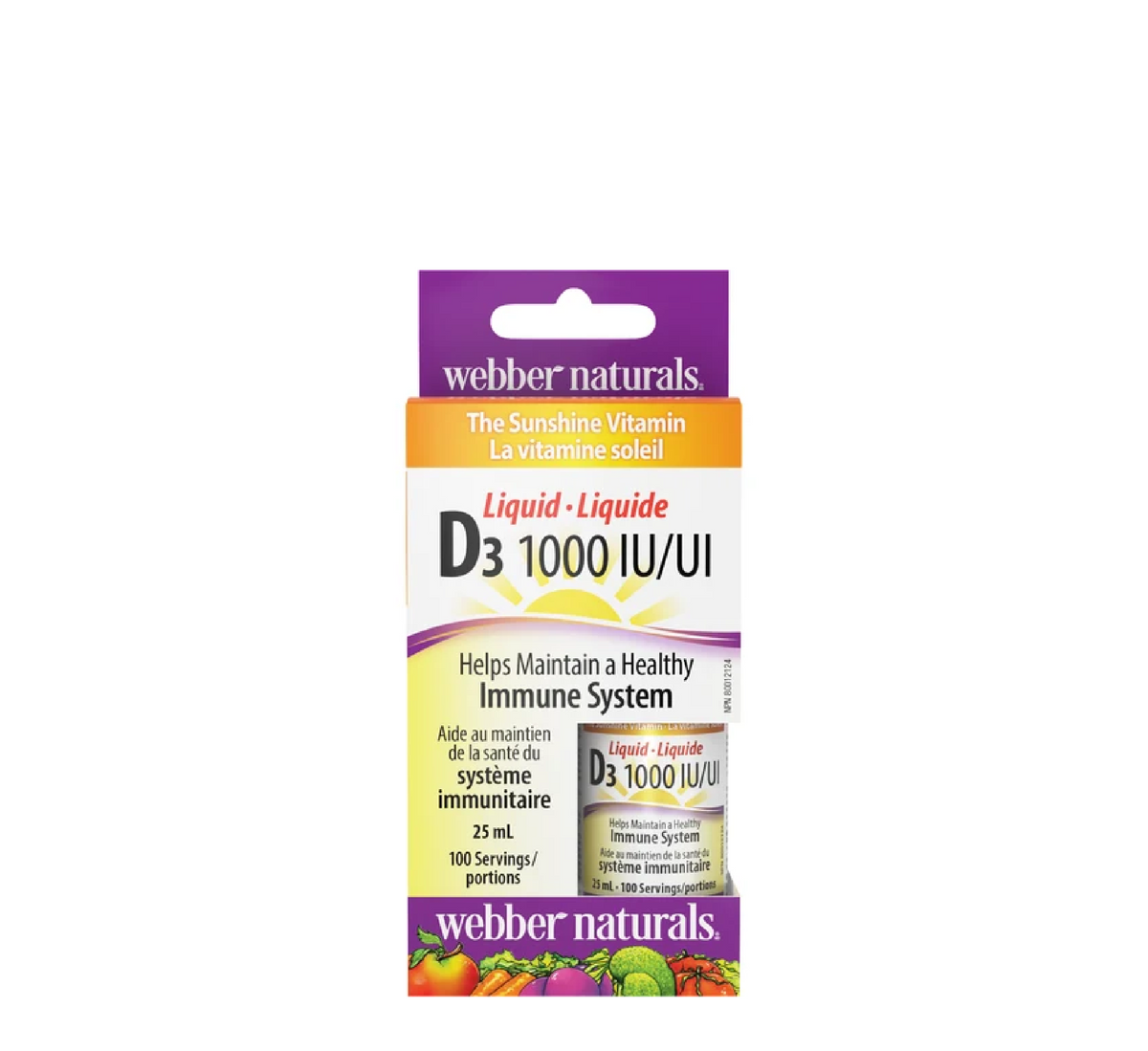 Vitamin D3 1000 IU Liquid *25ml