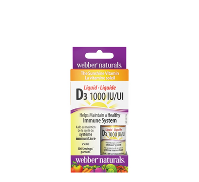 Vitamin D3 1000 IU Liquid *25ml