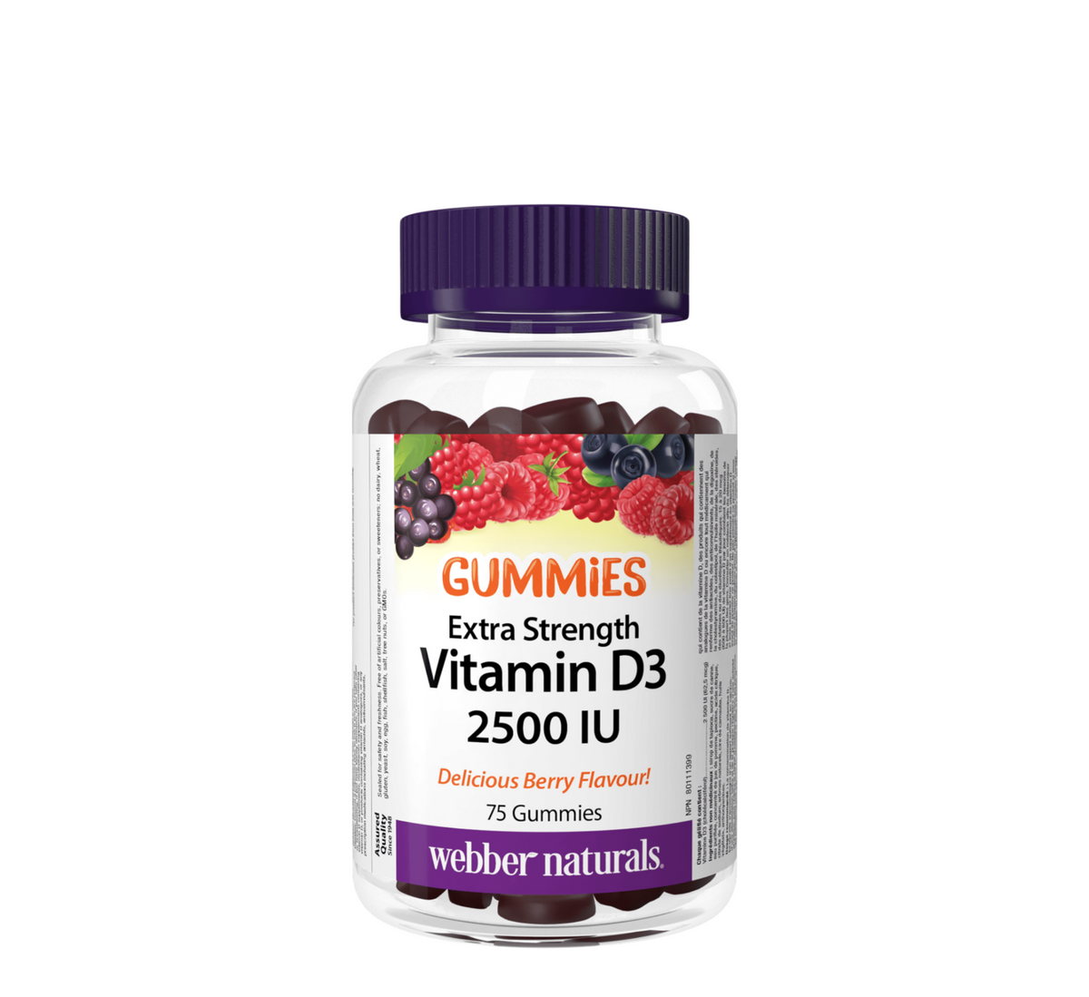 Vitamin D3 2500 IU Gummies *75pcs