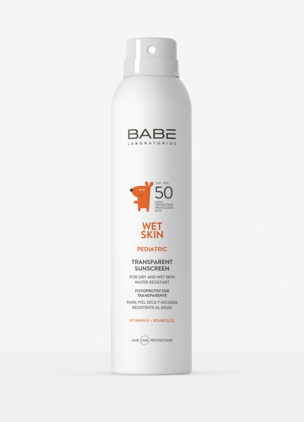 Pediatric Transparent Sunscreen Wet Skin SPF 50