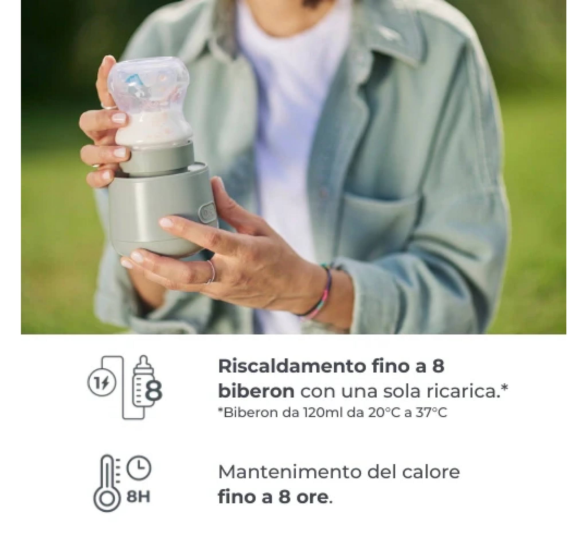 Ngrohës shishesh portativ universal Nuvita Warm'n'Go - 1162