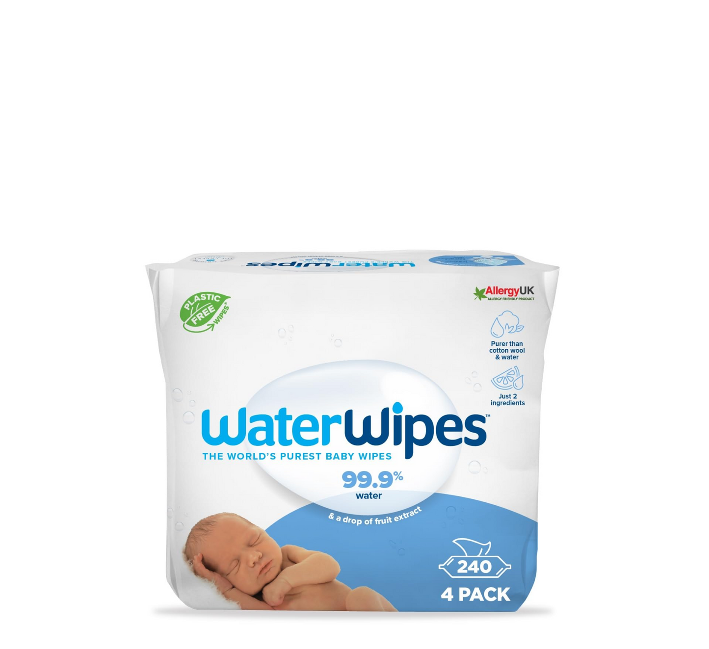 WaterWipes - Multipack 4x60 (240 peceta)
