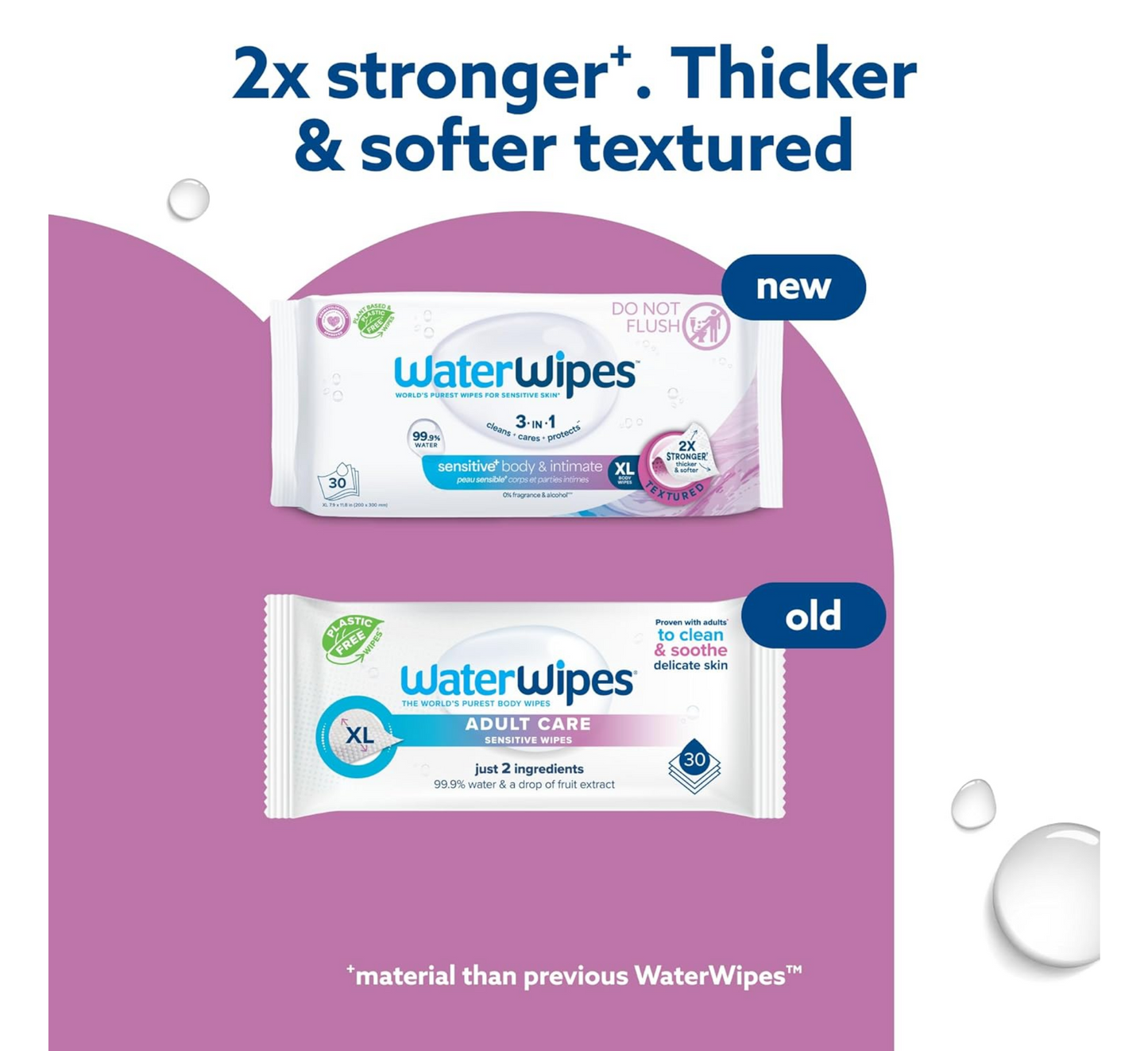 WaterWipes Adult Wipes XL (30 peceta)