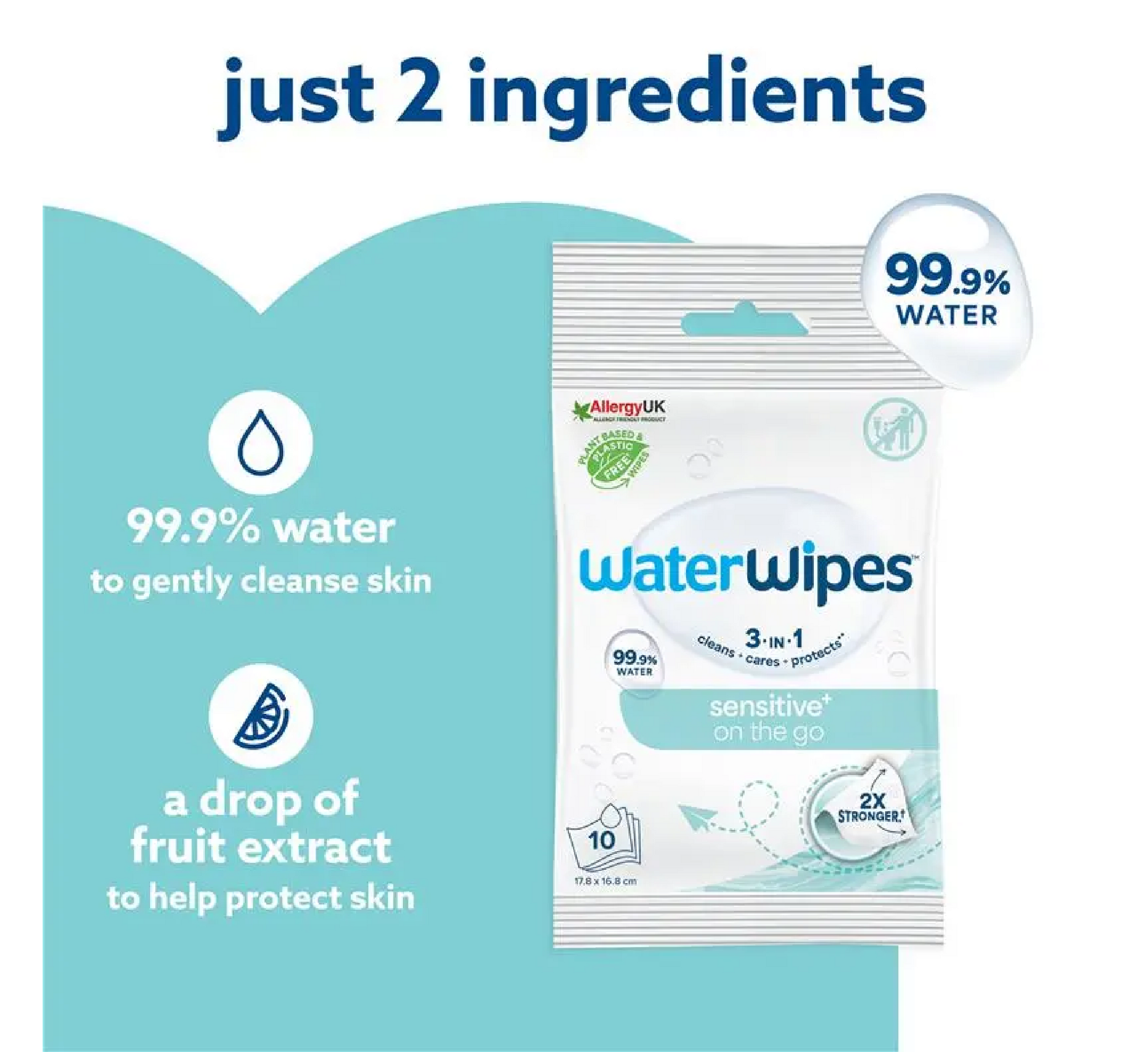 WaterWipes On The Go (10 peceta)