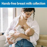 Dr. Brown's Silicone Breast Pump Breast Milk Catcher with Options+ Anti-Colic Baby Bottle & Travel Bag