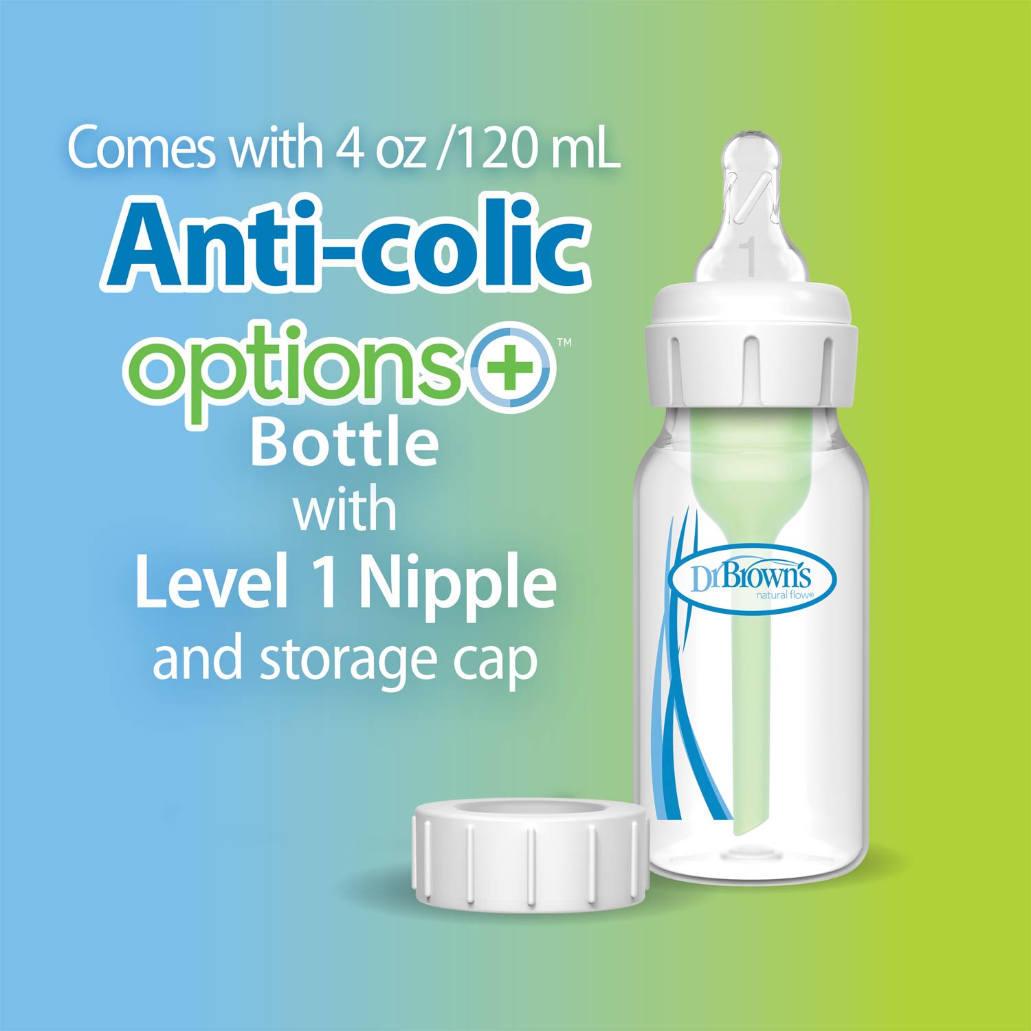 Dr. Brown's Silicone Breast Pump Breast Milk Catcher with Options+ Anti-Colic Baby Bottle & Travel Bag