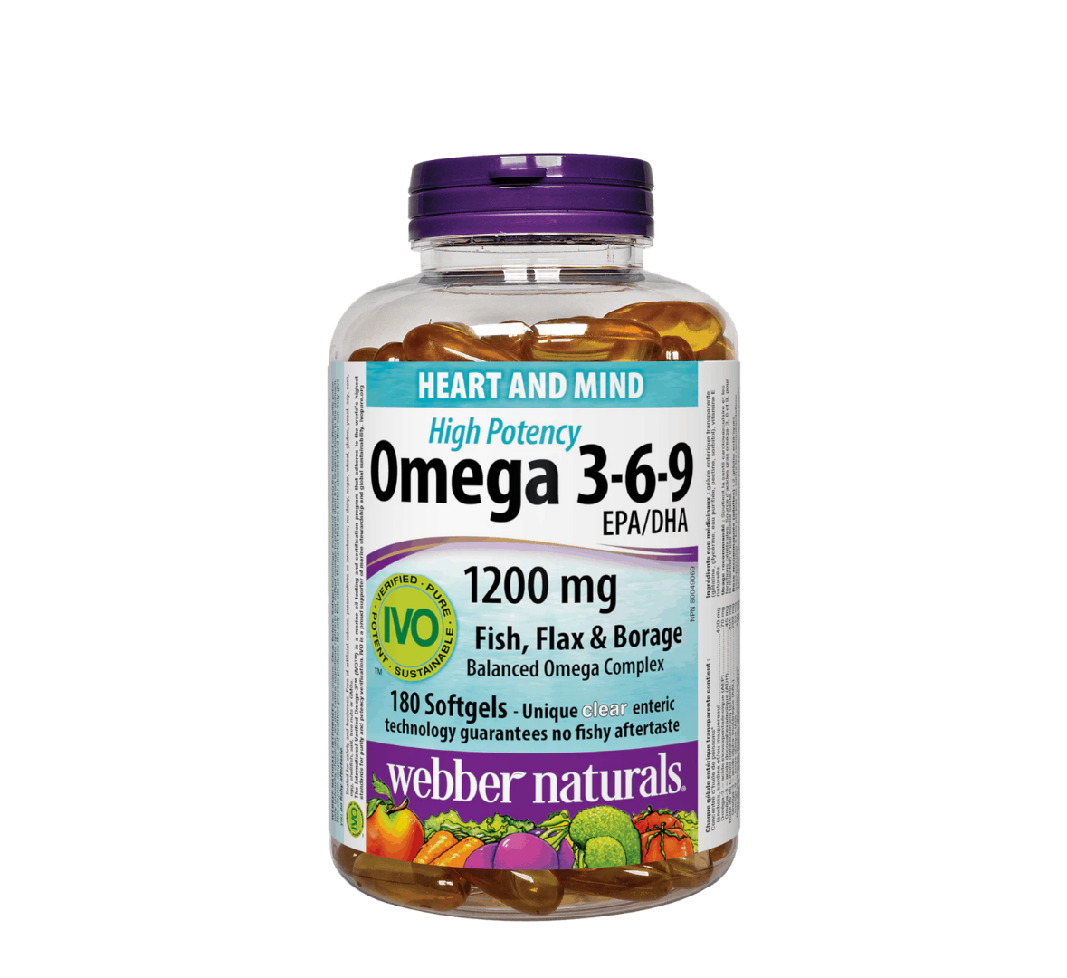 Webber Naturals Omega 3-6-9 (1200 mg) *180sgels
