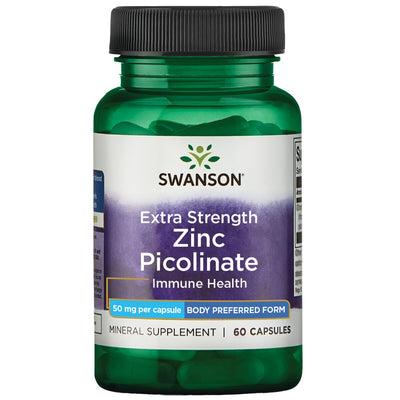 Extra Strength Zinc Picolinate (*60 Kapsula)