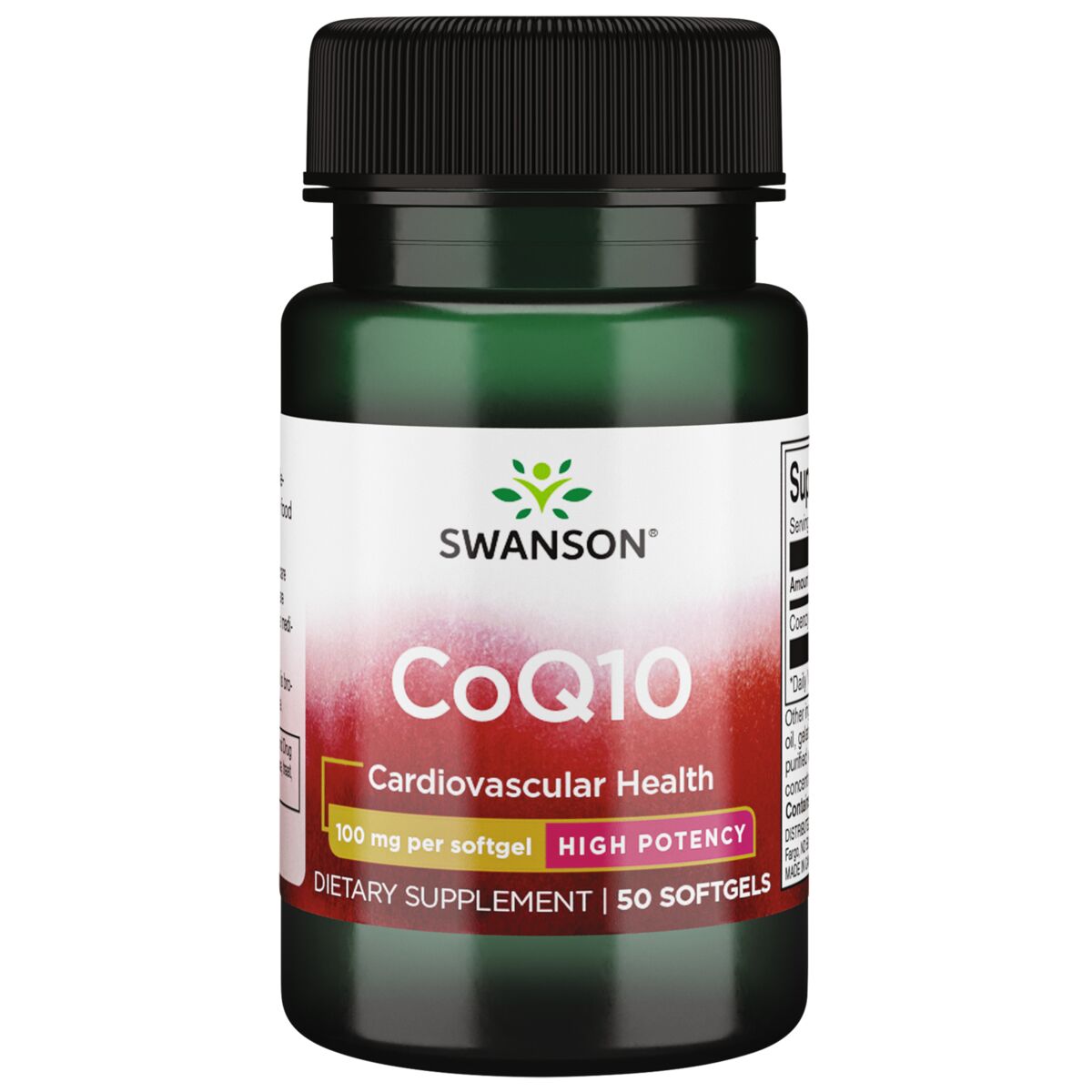 CoQ10 High Potency 100 mg 50 Softgels