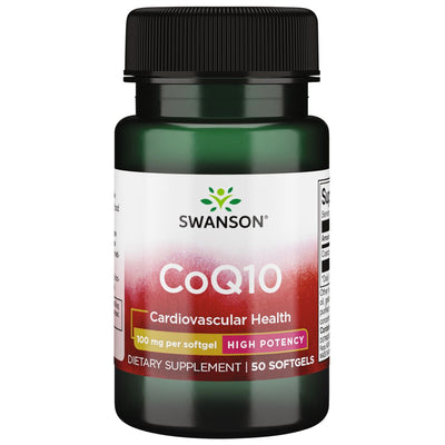CoQ10 High Potency 100 mg 50 Softgels