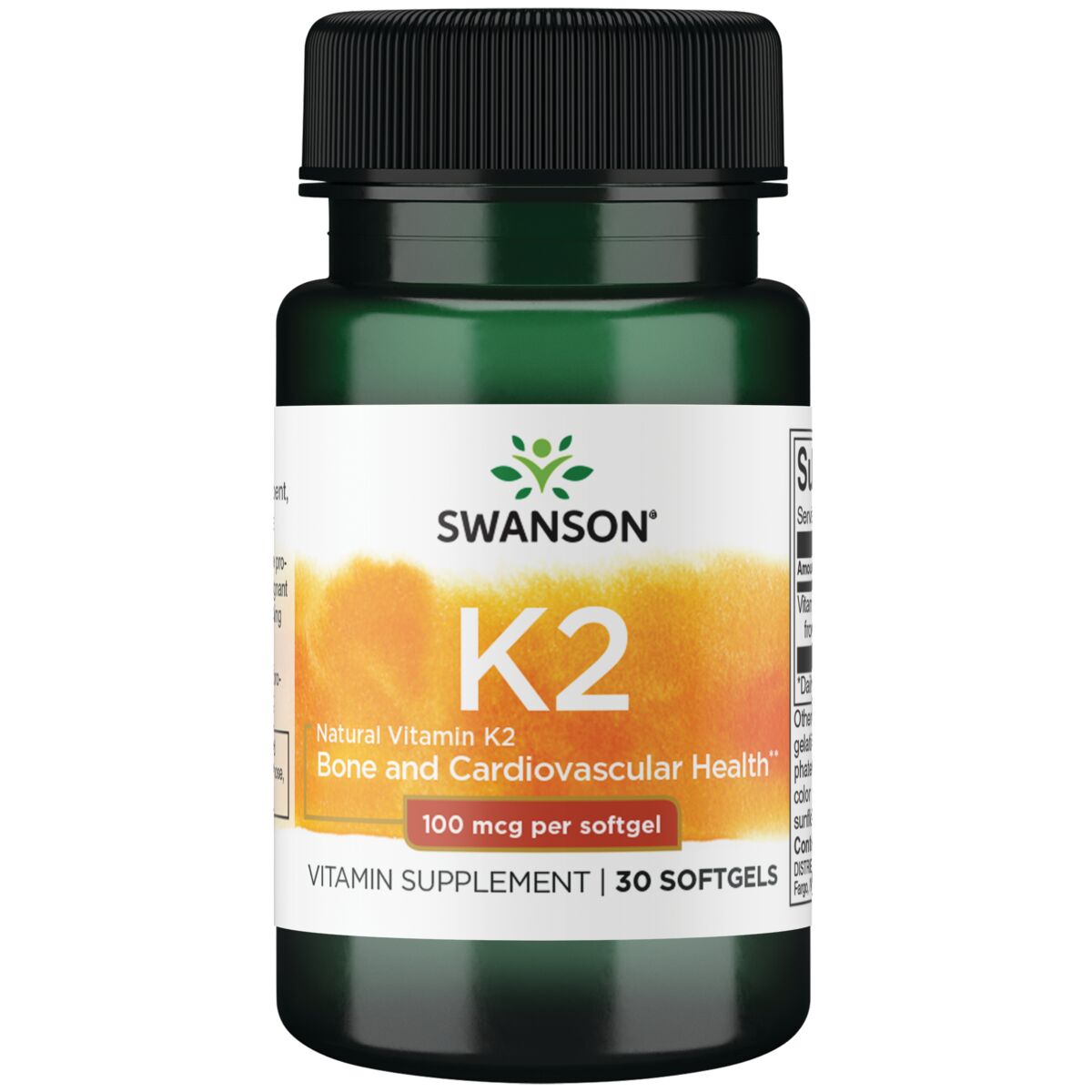 Vitamin K2 100 MCG 30 Softgels