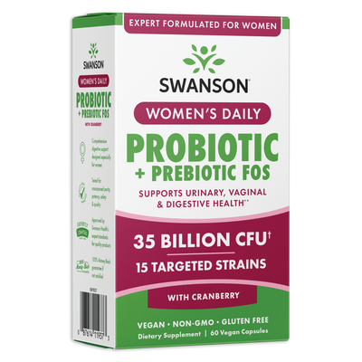 Women’s Daily Probiotic + Prebiotic FOS (*60 Kapsula)