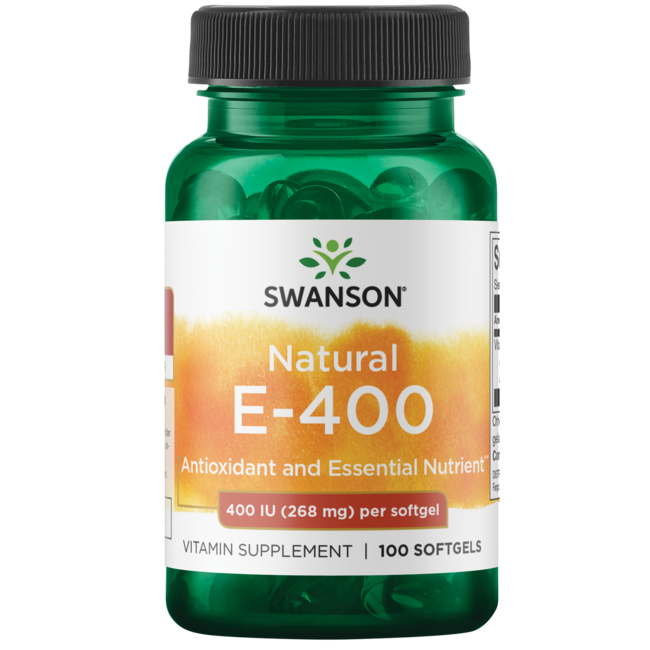 Vitamin E-400 Natural 100 Softgels