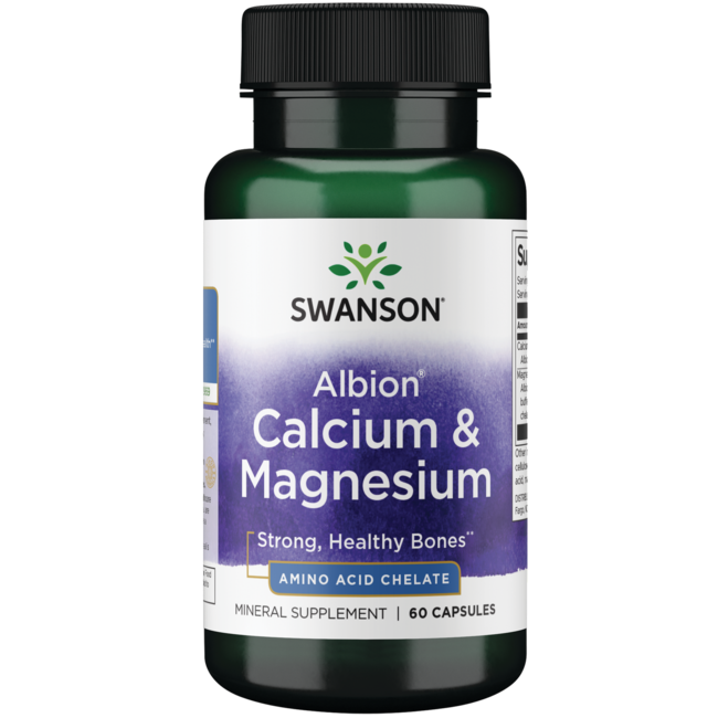Albion Calcium & Magnesium 60 Kapsula
