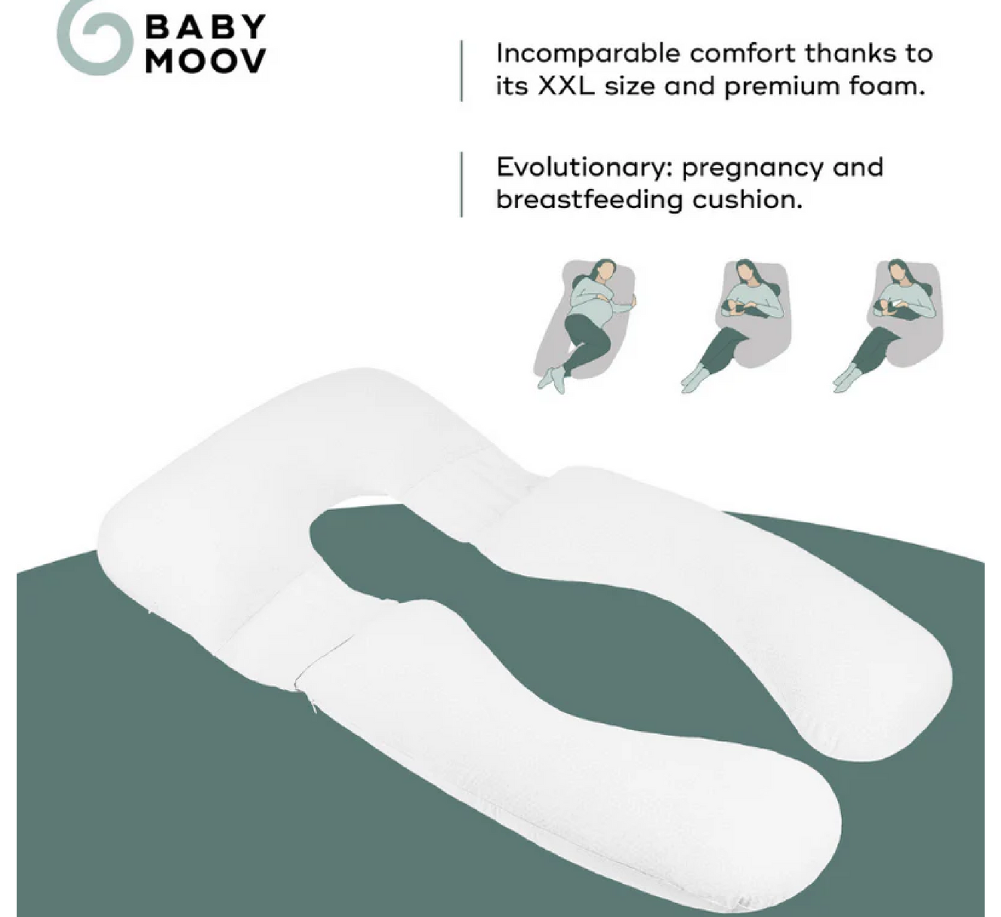 Jastëk Shtatzënie dhe Ushqyerjeje me Gji B LOVE XXL