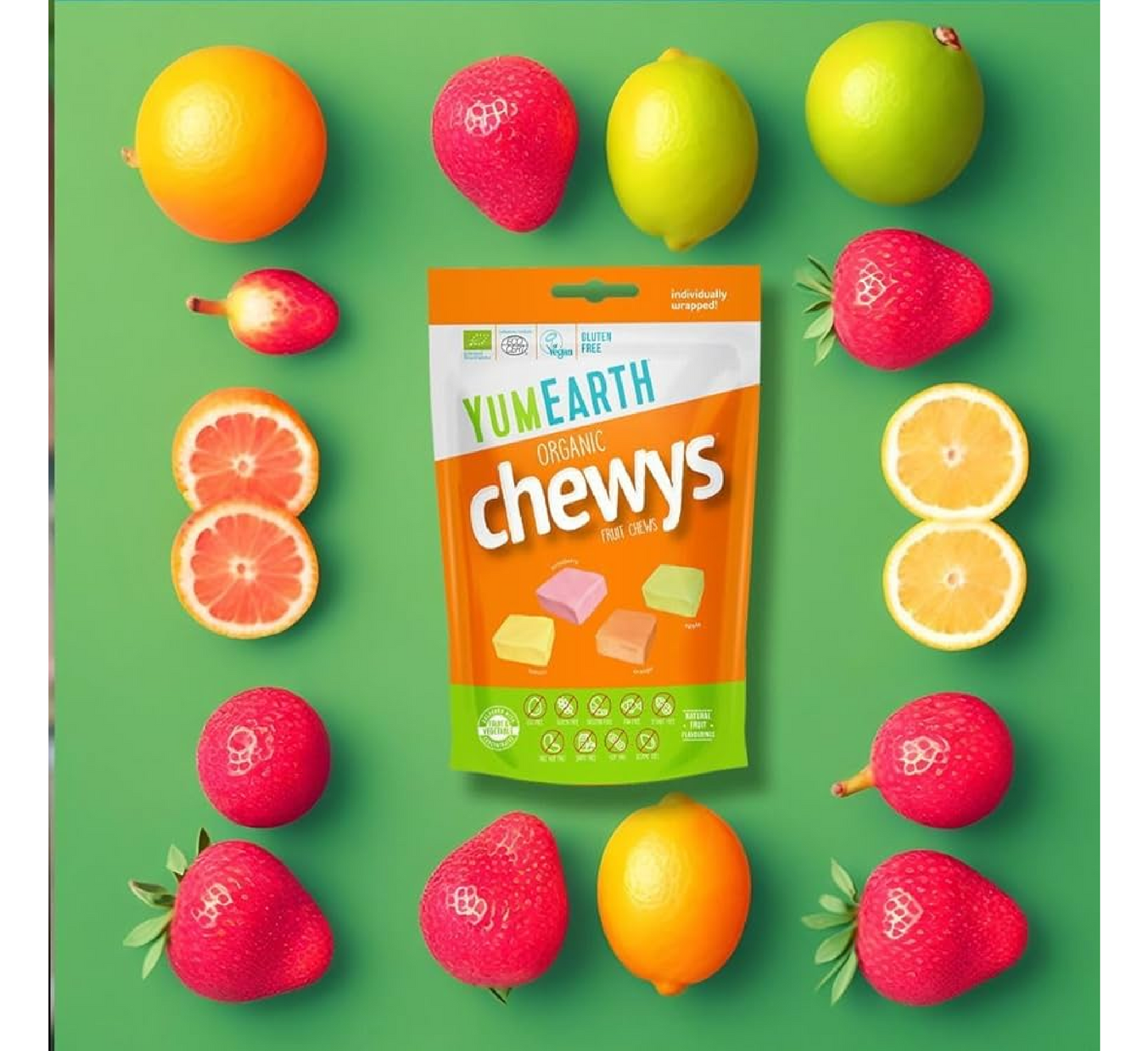 YUMEARTH Organic Chewys (Fruit Chewys) *142gr