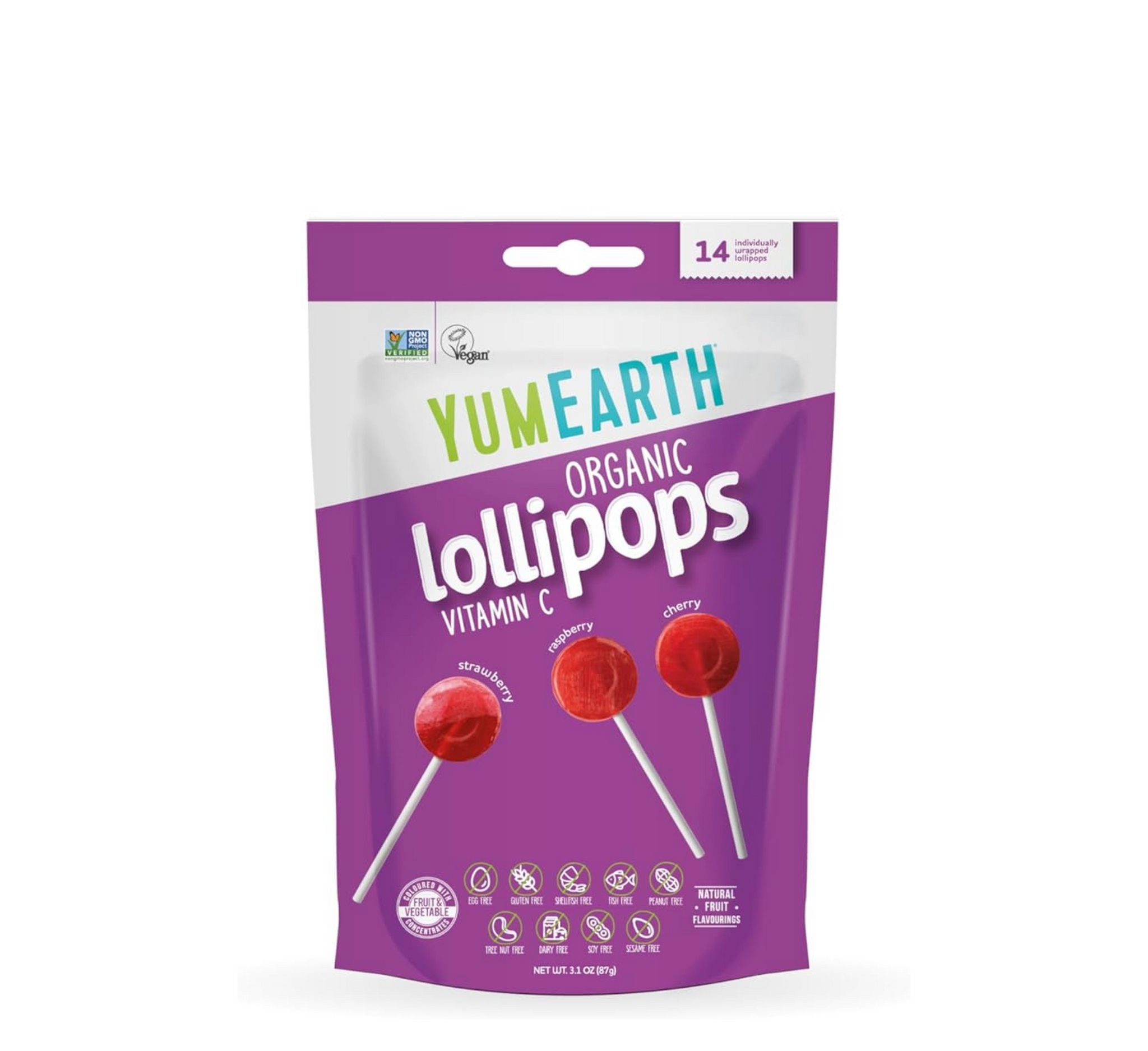 YUMEARTH karamele organike me vitaminë C *14 copë