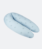 U-shape button maternity pillow blue dandelions