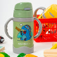 Bottiglia termica in acciaio inossidabile "We Care", verde 300ml
