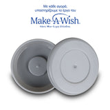 Round stainless steel insulated lunch box "We Care", green 850ml