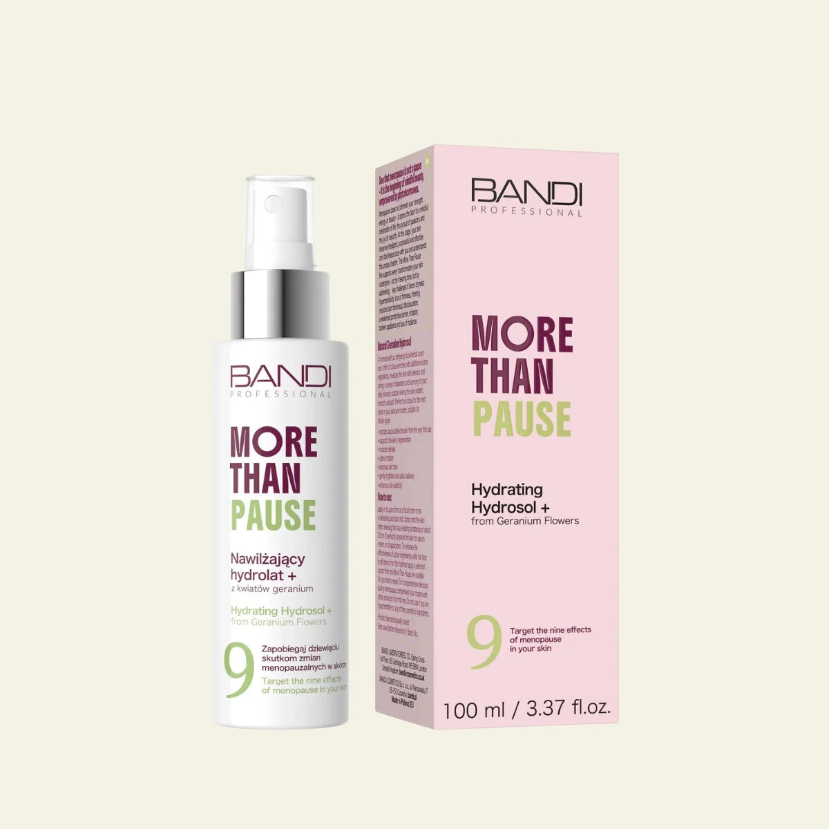 BANDI MORE THAN PAUSE  Moisturizing Geranium Flower Hydrolate