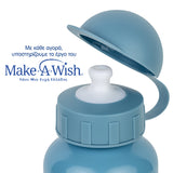 Aluminum water bottle "We Care" blue 400ml