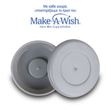 Round stainless steel insulated lunch box "We Care", pink 850ml