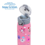 Stainless steel insulated water bottle "We Care", Pinky Girly 500ml