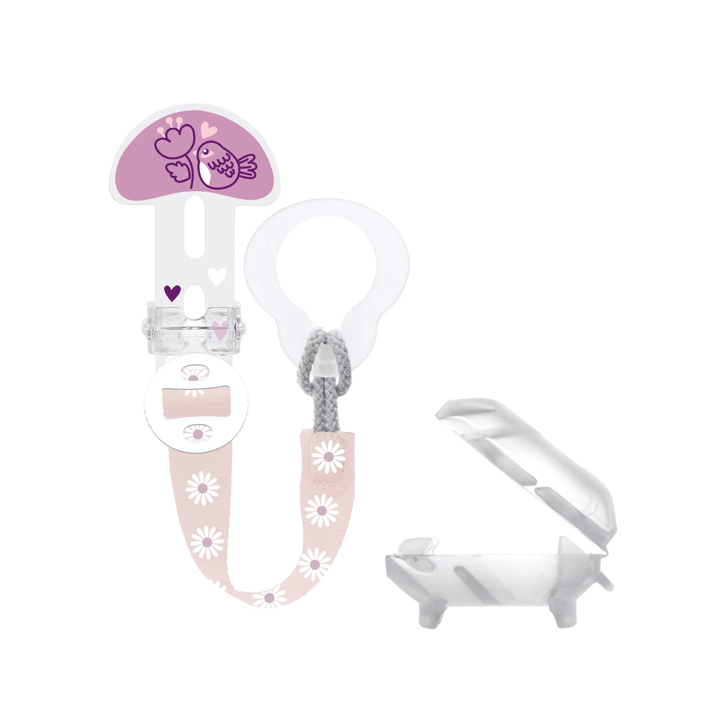 Clip it! & Cover - Soother Clip 0+ months