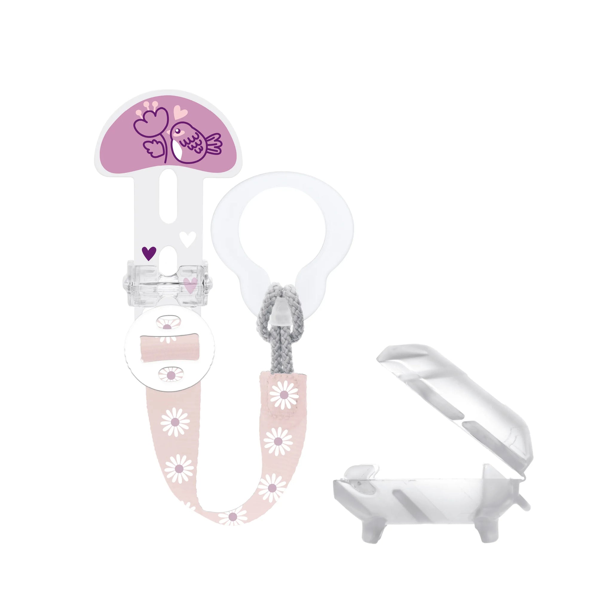 Clip it! & Cover - Soother Clip 0+ months