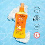 BABARIA 1060372 Beauty Care Spray Aqua Bifasica SPF50 UV 200ml for Adults, Made for Long-Lasting Everyday Fragrance wear, 200ml, spf50