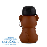 Silicon water bottle "We Care", monkey 450ml
