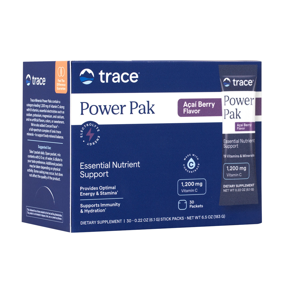 Elecrtolyte Stamina Power Pak Acai Berry x30